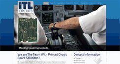 Desktop Screenshot of itlcircuits.com