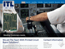 Tablet Screenshot of itlcircuits.com
